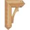 Ekena Millwork Westlake Arts and Crafts Rough Sawn Bracket w/ Offset Brace, Western Red Cedar, 8"W x 18"D x 26"H BKT0806X18X26WTL03RWR - alternate 2